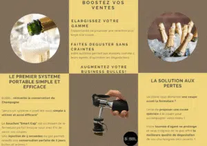 conserver champagne - système BUBBL.