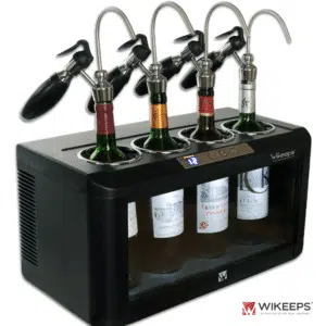 Une machine à vin au verre de Wikeeps