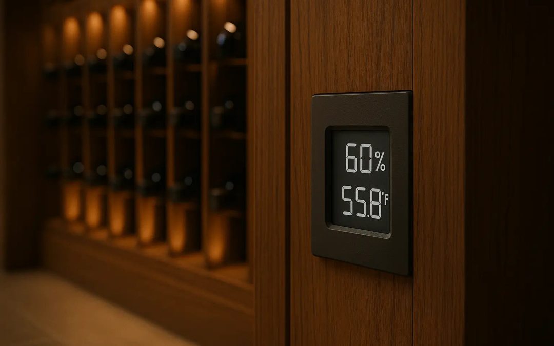 The ideal wine cellar humidity level for proper wine storage